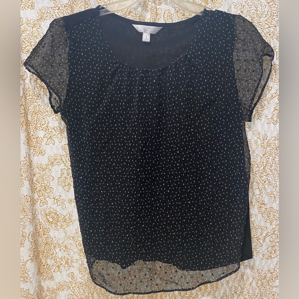 LC Lauren Conrad black top, size: small.